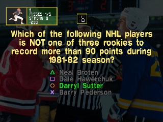Power Play Sports Trivia screenshot 3 for Playstation